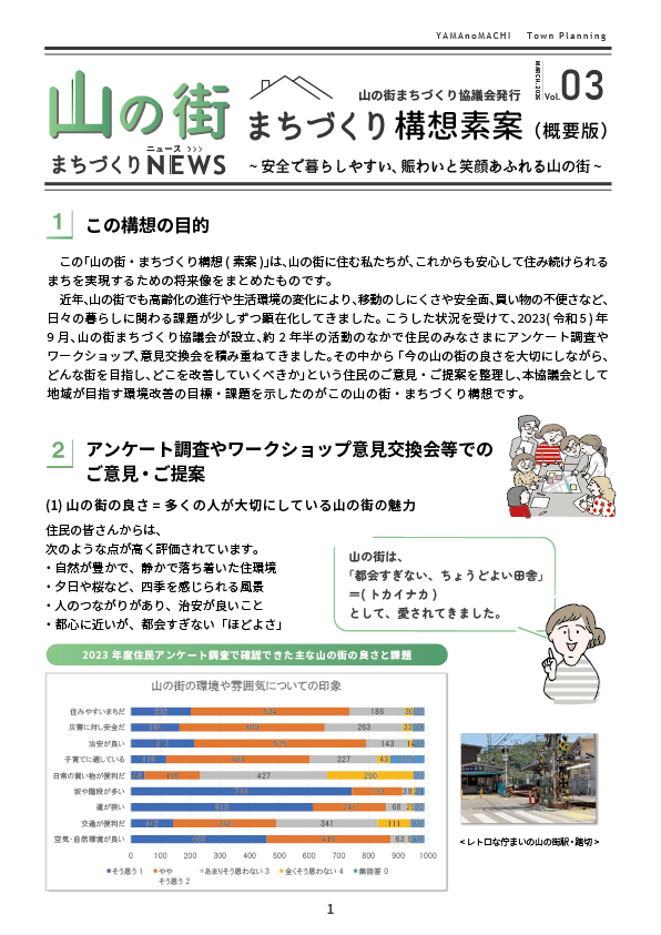 山の街まちつくり構想案概要版1